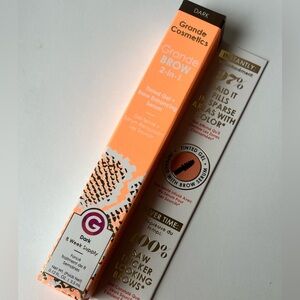 Grande Cosmetics 2in1 tinted gel and brow enhancing serum ✨ shade - dark